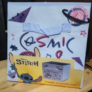 Disney Stitch Cosmic Storage Cube with Blue and Pink Accents
